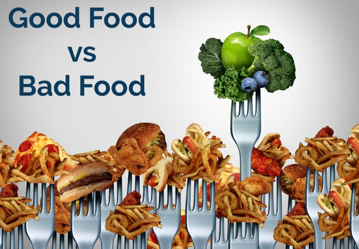 Good food vs bad food